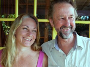 Luthiers Graham Caldersmith and Angela MacPherson.